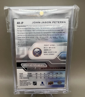 John Jason Peterka Premier RPA /249 back