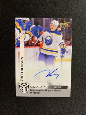 Benson Game Dated Moments Auto Achivement front