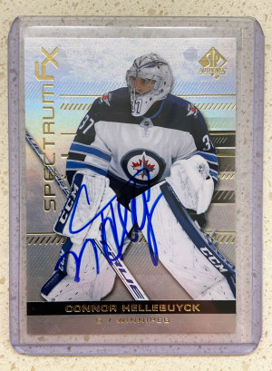 CONNOR HELLEBUYCK 2019 SP Authentic Spectrum FX In-Person Auto front