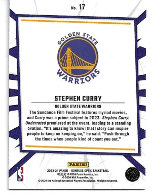 2023-24 Donruss Optic My House #17 Stephen Curry - Golden State Warriors back