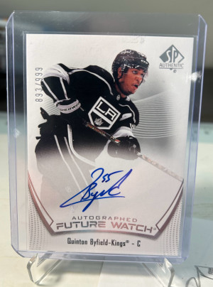 Quinton Byfield Future Watch Auto front