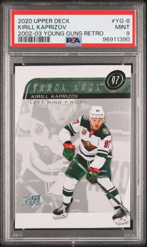 2020 Upper Deck 2002-03 Young Guns Retro Kirill Kaprizov 2002-03 Young Guns Retro front