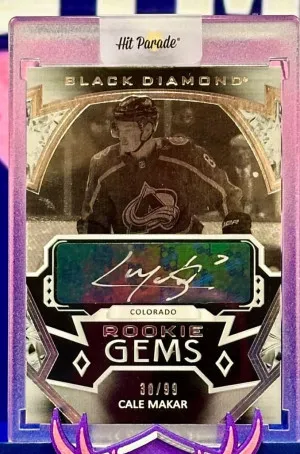 2019 Cale Makar Rookie Gems Auto /99 front