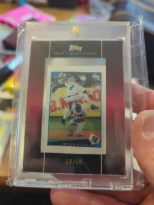 2009 Topps Silk Collections Derek Jeter /50 front