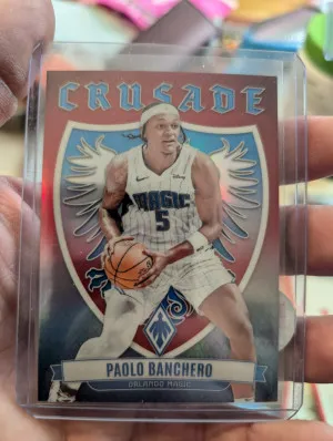 2024 Phoenix Basketball Paolo Banchero Silver holo Crusade front