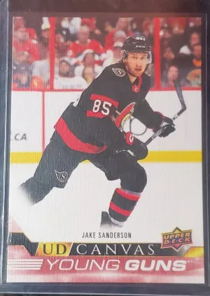 Jake Sanderson Young Guns Canvas front