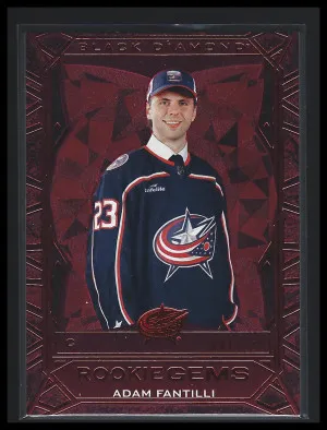 2023-24 Adam Fantilli Gems /100 Black Diamond front