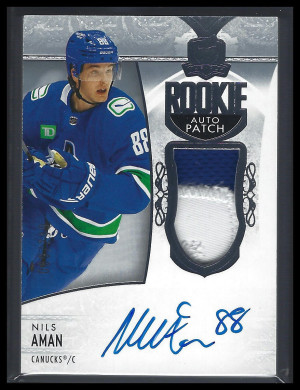 2022-23 The Cup Nils Aman Rookie Patch Auto /249 front