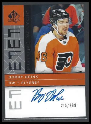 2022-23 SP Authentic Retro Future Watch Auto Bobby Brink RC 353/399 front