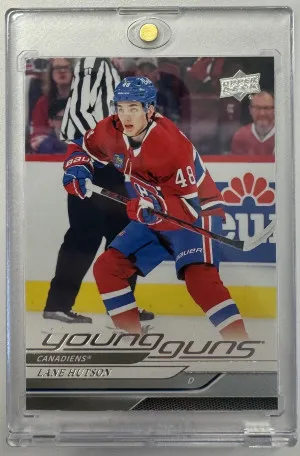 2024-25 Upper Deck Series 1 Lane Hutson Young Guns front