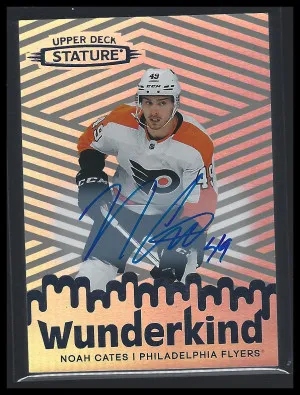 2022-23 Noah Cates Wunderkind Auto Stature front