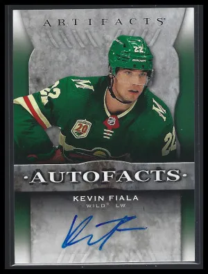 2021-22 Artifacts Autofacts #AFKF Kevin Fiala F front