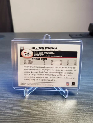 2004 Topps - #360 Larry Fitzgerald (RC) back