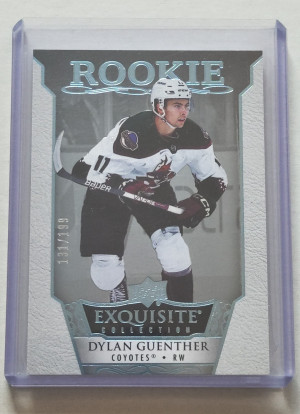 2022-23 UD Ice Dylan Guenther #R-48 Exquisite /199 front