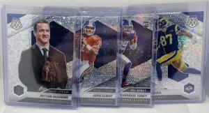 2021 mosaic no huddle lot x9 ( manning, Montana, elway, stafford, miller, Wilson, Wagner, Toney, and Harris ) front