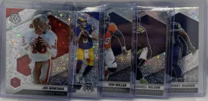 2021 mosaic no huddle lot x9 ( manning, Montana, elway, stafford, miller, Wilson, Wagner, Toney, and Harris ) back