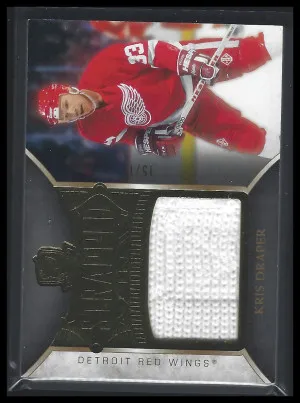 2021-22 Upper Deck The Cup Strapped In Gold 8/15 Kris Draper front