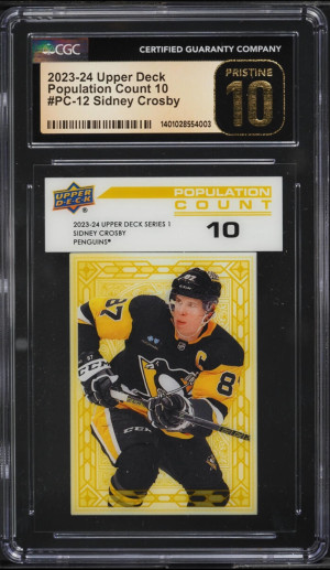 2023 Sidney Crosby Series 1 Population Count 10 CSG Pristine front