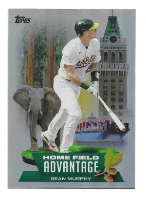 2022 Topps Home Field Advantage #HA26 Sean Murphy - Oakland Athletics front