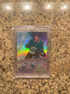 2020-21 SP Game Used Authentic Rookies /21 Jason Robertson Rookie RC front