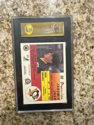1990 Jaromir Jagr O-Pee-Chee Premier Rookie Card back