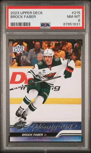 2023 Upper Deck Brock Faber front