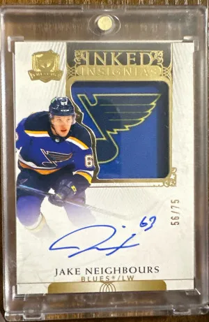 Jake Neighbours The Cup Rookie Insignias 56/75 front