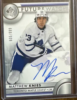 Matthew Knies Future Watch 605/999 True front
