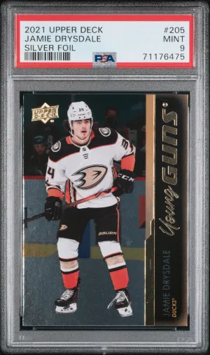 2021-2022 Upper Deck Jamie Drysdale Silver Foil front
