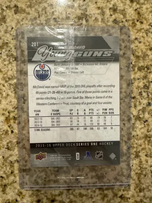 Connor Mcdavid Jumbo Young Guns In Wrapper back