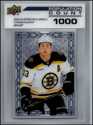 2023-24 Upper Deck Series 2 #PC-48 Charlie McAvoy /1000 front