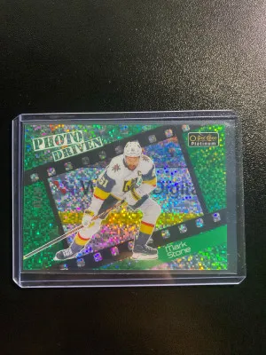 Mark Stone 23-24 OPC Platinum Photo Driven Green /35 front