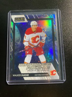 Walker Duehr 23-24 OPC Platinum Cosmic Rookie /65 front