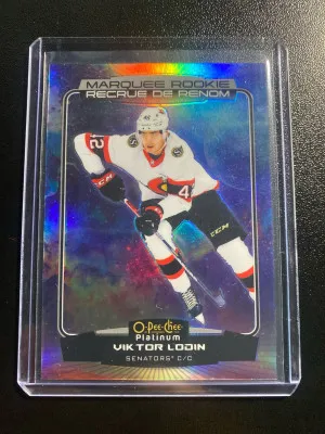 Viktor Lodin 22-23 OPC Platinum Cosmic Rookie /65 front