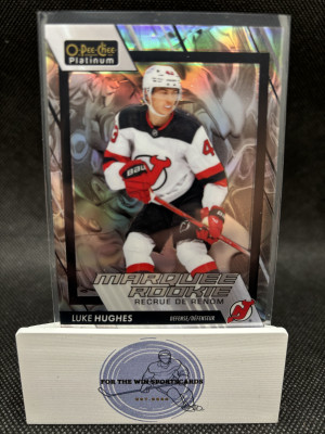 Luke Hughes 2023-24 O Pee Chee Platinum Liquid Metal /399 back