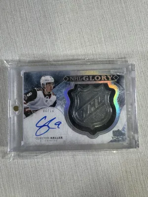 Clayton Keller The Cup NHL Glory Shield /10 rookie back