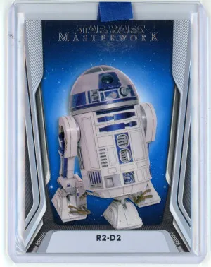 2021 Topps Star Wars Masterwork Blue #83 R2-D2 front