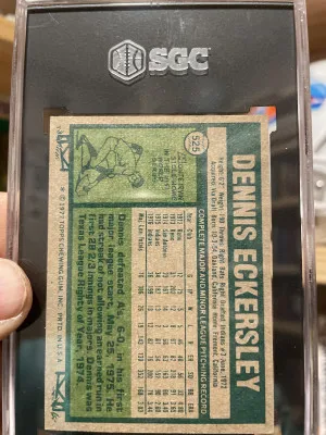 Dennis Eckersley back