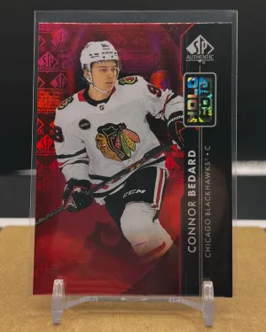 2023 2024 SP Authentic Connor Bedard Holo Foil front