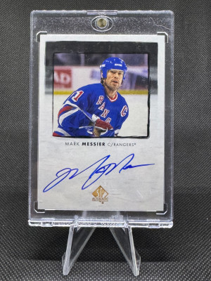 2022-23 Upper Deck SP Authentic Mark Messier UD Authentics Autograph front