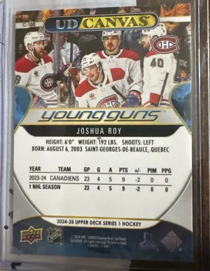 Joshua Roy Canvas Young Gun back