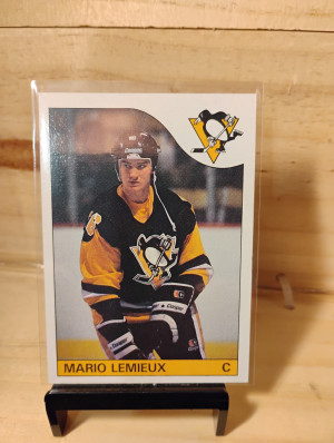 1985 Topps Mario Lemieux Rookie Card-#9-🔥 front