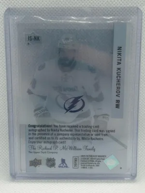 2017-18 Trilogy Hockey Kucherov Ice Scripts Autograph back