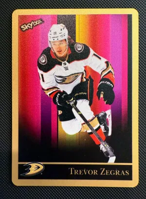 2023-24 Skybox Metal Universe Trevor Zegras 1990 Retro front
