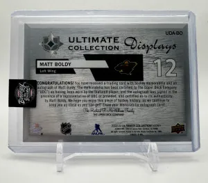 Matt Boldy - 2022/23 UD Ultimate Collection back