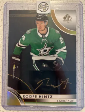 2023-24 SP Authentic Limited Auto Black Roope Hintz front