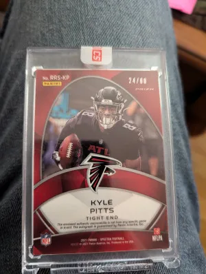 2921 Spectra Kyle Pitts Radiant Rookie RPA /60 back