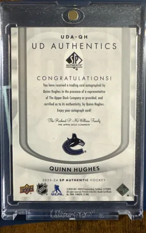 Quinn Hugh’s Ud Authentics Auto back
