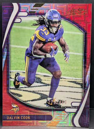 2021 Panini Absolute Red Squares #64 Dalvin Cook Minnesota Vikings /499 [119|64] front