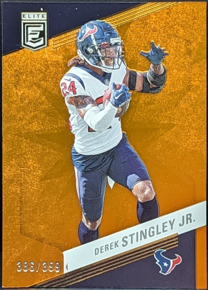2023 Donruss Elite Orange Parallel #28 Derek Stingley Jr. Houston Texans [1007|28] front